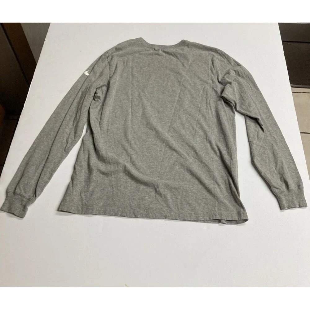 Nike Philadelphia Eagles Super Bowl LII Champions Gray Long Sleeve Shirt L